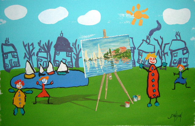The Boating Lake (Giclee)